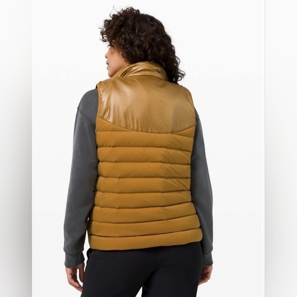 Lululemon Navigation Stretch Down Vest Spiced Bronze Size 2. - Picture 12 of 16